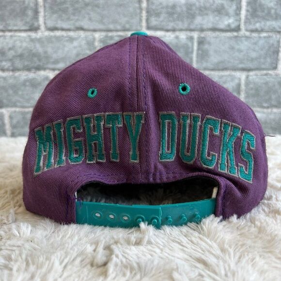 Vintage NHL Annco Anaheim Mighty Ducks Snapback Hat - Picture 3 of 8